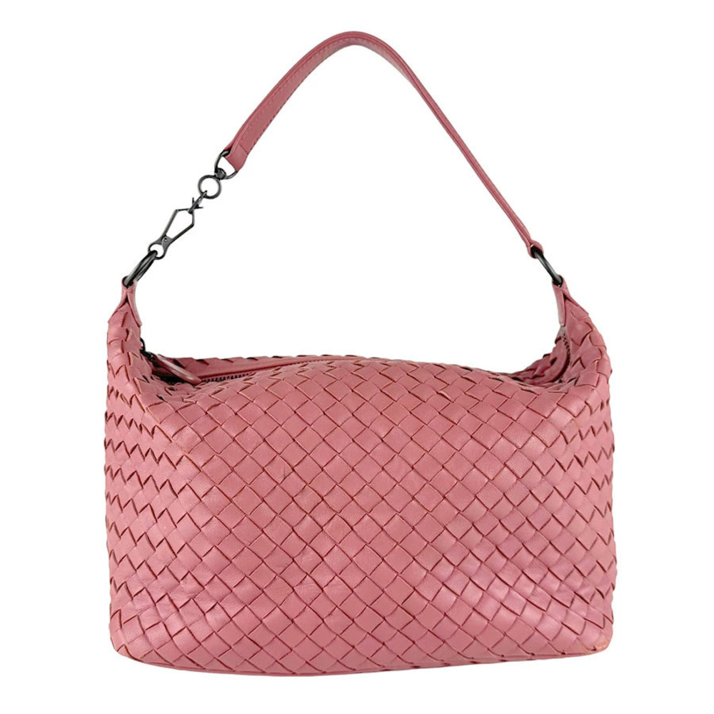 Bottega Veneta handbag Intrecciato leather pink